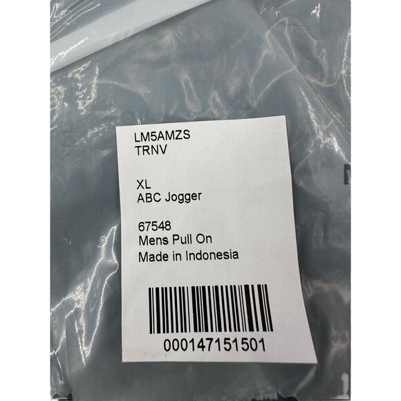 XL Lululemon ABC Men Jogger Pants True Navy New with Tags LM5AMZS Retail $128 - Picture 9 of 13